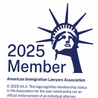 2025 member |American Immigration Lawyers Association | 2025 AILA, This Logo Signifies Membership Status In The Association For The Year Noted And Is Not An Official Endorsement Of An Individual Attorney